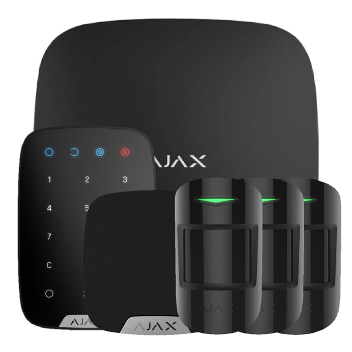 Ajax HubKit Renove . Hub + 3 MotionProtect + KeyPad + HomeSiren