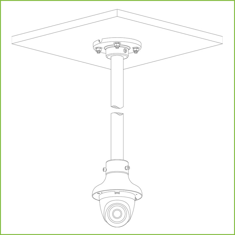 Adaptador de montura para HDBWxxExx, HDBWxxRxx, HDWxxTLxx, HDWxxLxx