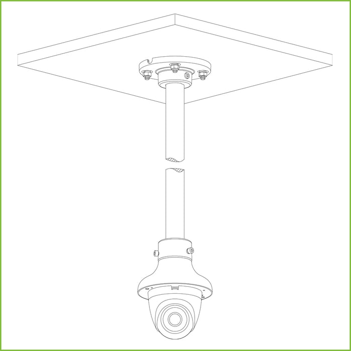 Adaptador de montura para HDBWxxExx, HDBWxxRxx, HDWxxTLxx, HDWxxLxx