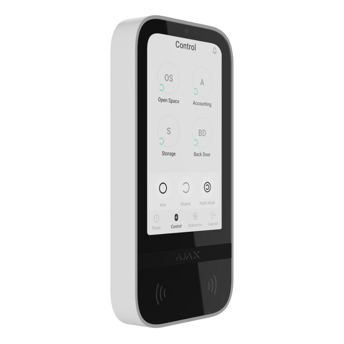 Ajax KeyPad TouchScreen. Teclado Táctil con Lector Inalámbrico