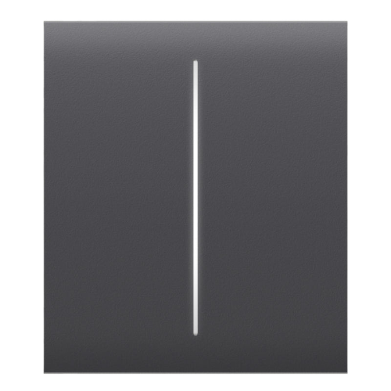 Ajax LightSwitch CenterButton 2-gang. Pulsador Central Doble.